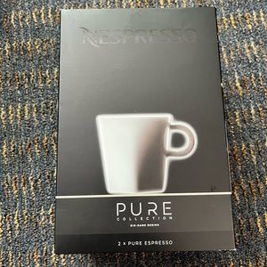 Nespresso Pure Espresso Cups w/ Saucer